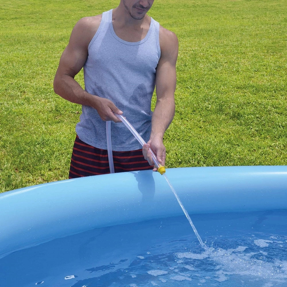 Trade Shop - Piscina Ad Anello Gonfiabile Per Famiglia 183x50cm Fuori Terra Esterni Cortile 017552 -