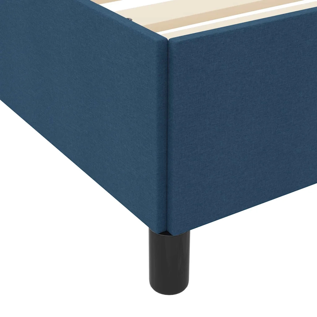 Letto a molle Blu 140 x 200 cm Tessuto 3398870