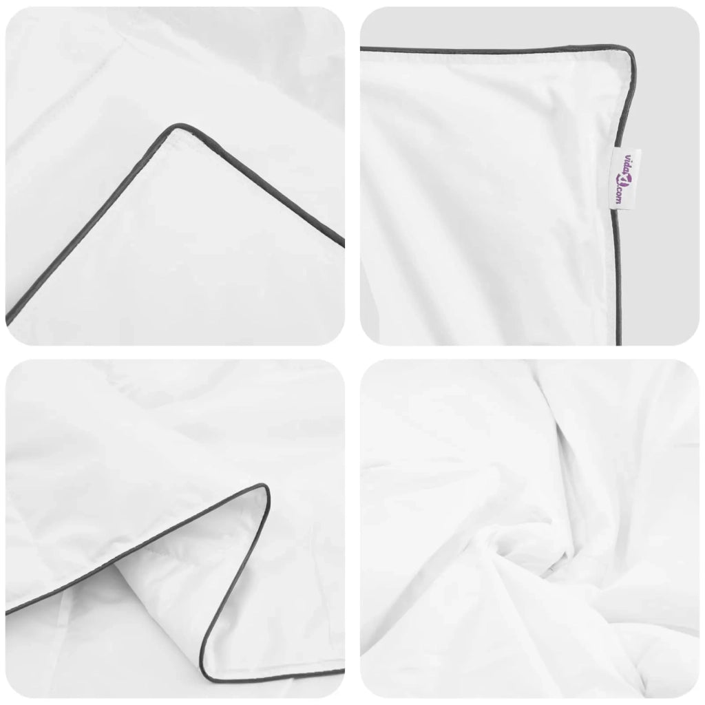 Duvet Invernale con cuscino 3 pcs Bianco Piuma d'anatra 3376906