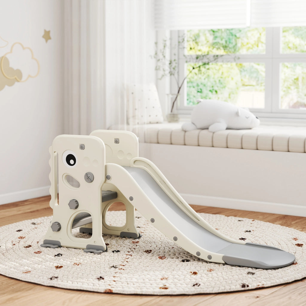 Scivolo per Bambini con Arrampicata e Canestro ¨C zephmum ¨C Verde