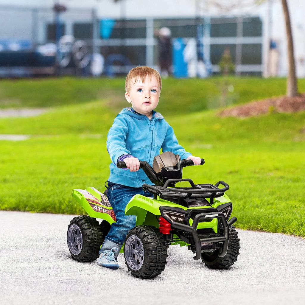 Quad elettrico per bambini ¨C zephmum ¨C verde 18-36 mesi 6V 2km/h