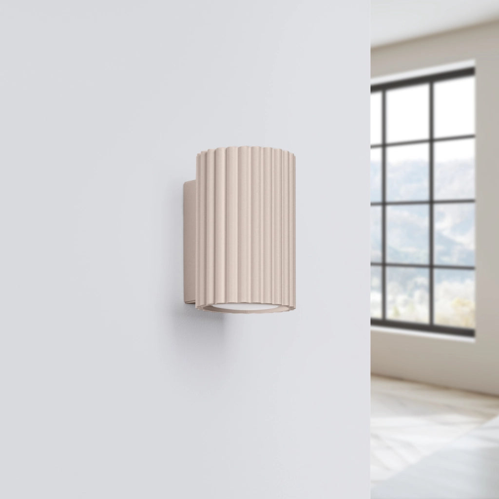 Lampada da parete KARBON 10 taupe
