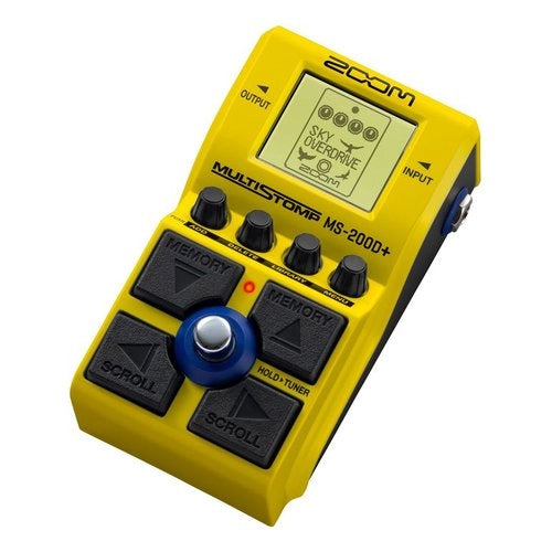 Multieffetto chitarra zoom multistomp ms 200d+ yellow - 4515260029570