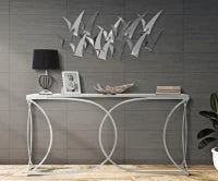 Pannello In Ferro Gabbiani Cm 93X12,7X47,6
