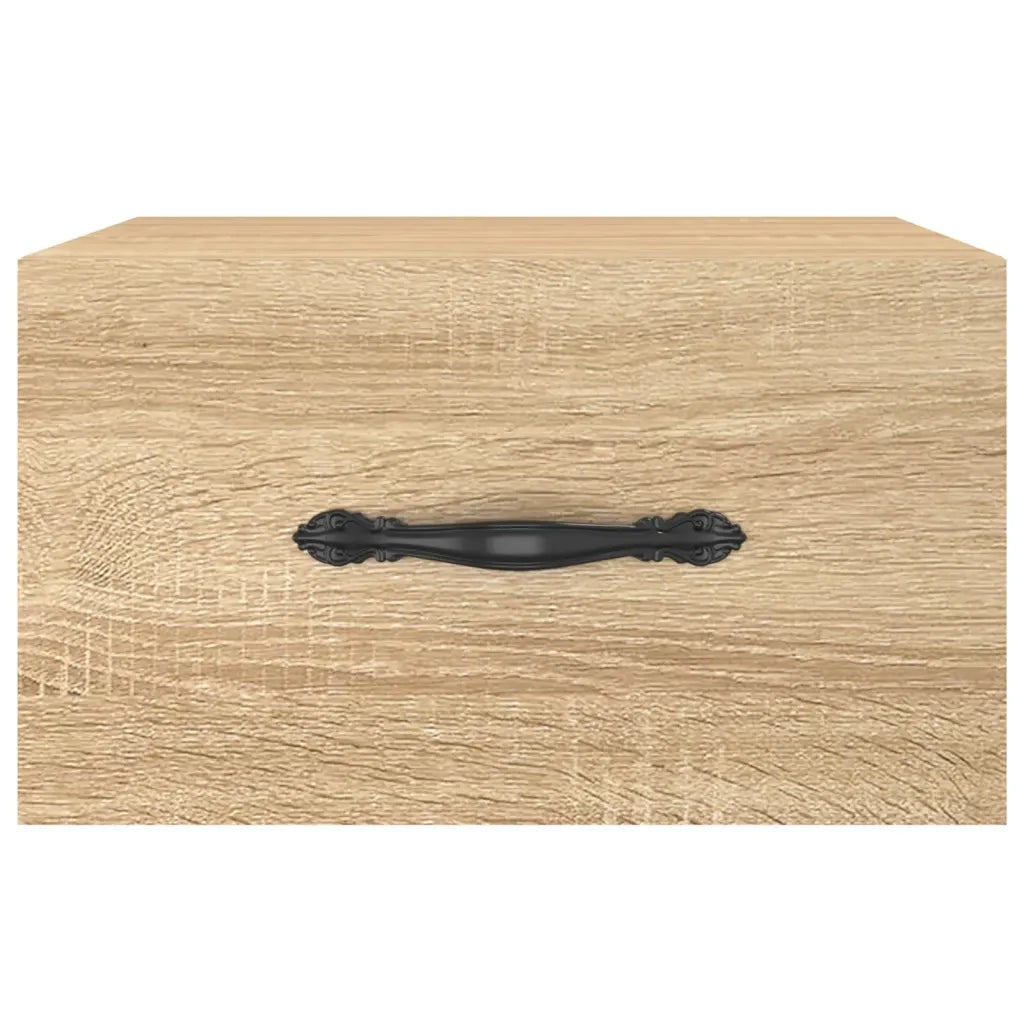 Comodino a Muro Rovere Sonoma 35x35x20 cm 829810