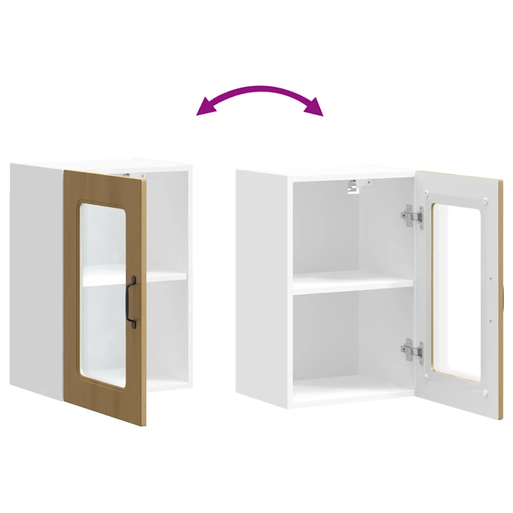 Pensile da cucina ottimizzato pratico contenitore 40 x 31 x 60 cm finitura rovere ingegnerizzato realizzato artigianalmente 02_0049959