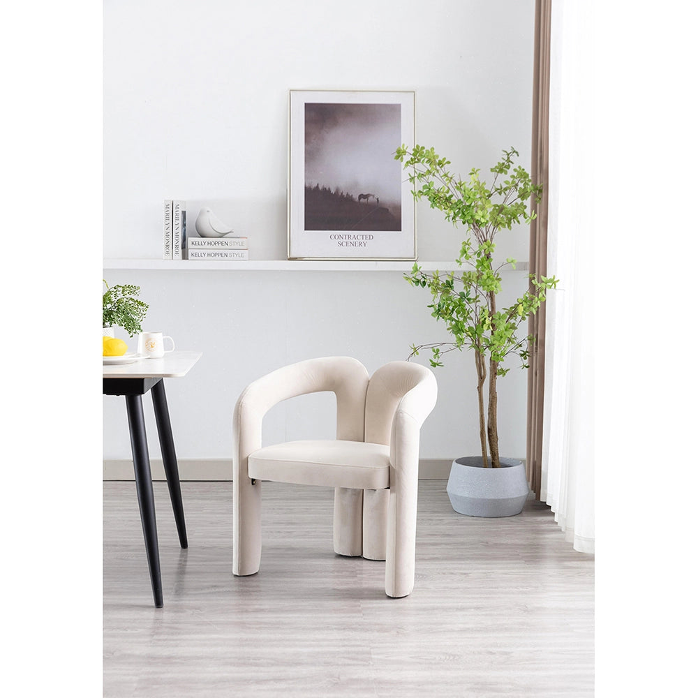 Set 2 Sedie da Pranzo in Velluto - Xylo - Design Moderno, Imbottite