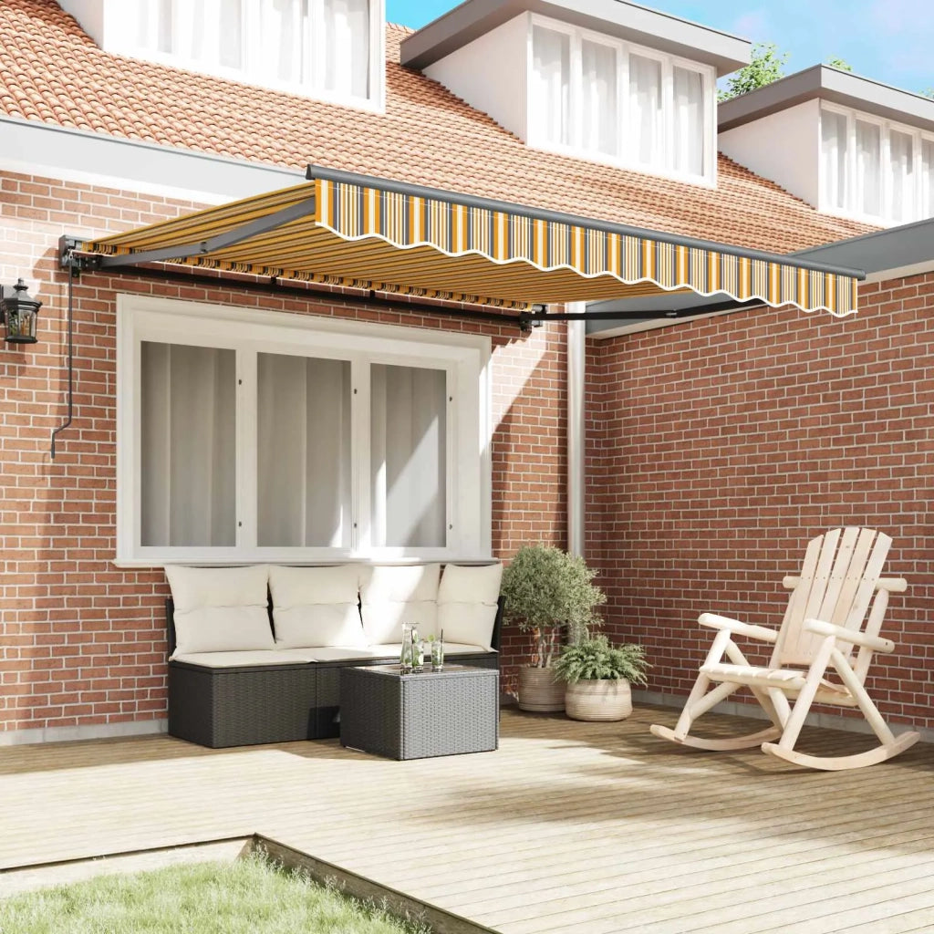 Struttura della tenda Giallo e Grigio 350 x 250 cm 3330319