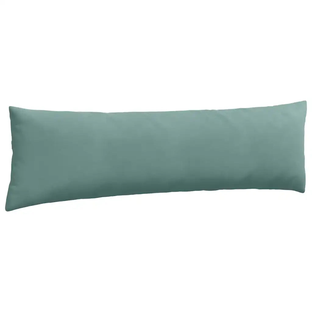 Cuscini da Divano 2 pz-Set di 2 Cuscini per Sofa Verde Mare 145 x 40 cm Tessuto in Cords