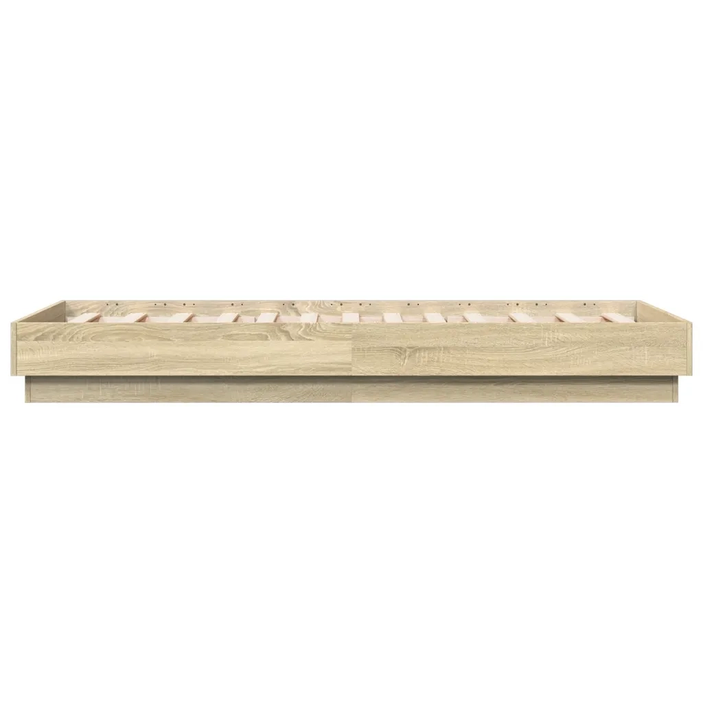 Giroletto senza Materasso Rovere Sonoma 75x190 cm in Truciolato 839639