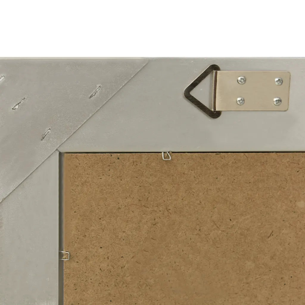 Specchio da Parete | Specchio decorativo Stile Barocco 60x40 cm Argento
