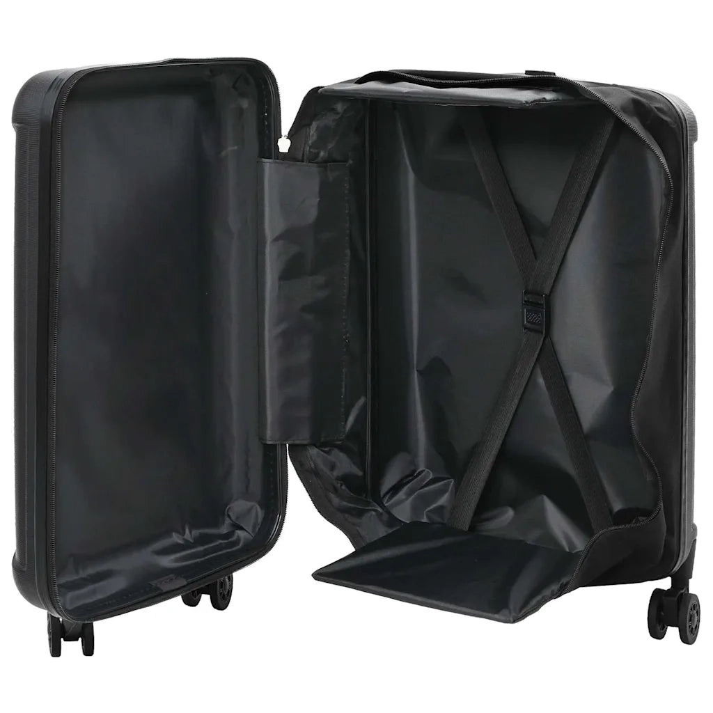 Valigia con blocco Nero 43 x 27 x 66 cm Plastica ABS CFW7926708