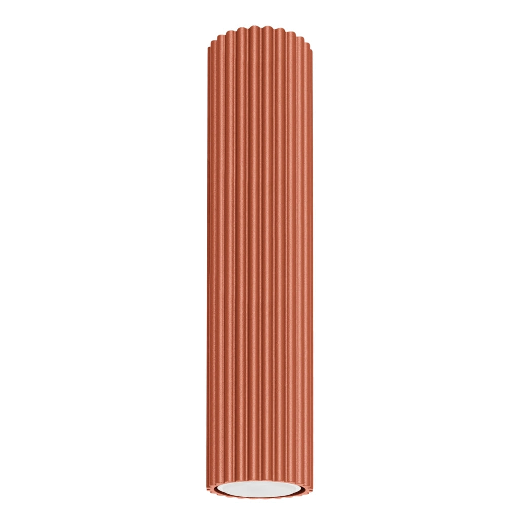 Lampada da soffitto KARBON 30 rosso ocra