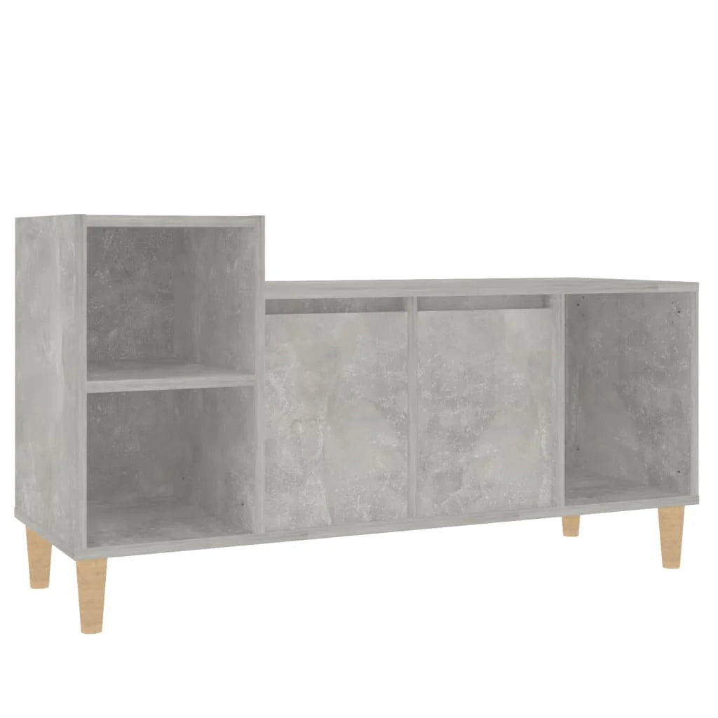 Mobile TV multimediale mensola TV credenza TV per sala da pranzo soggiorno camera da letto 100 x 35 x 55 cm legno ingegnerizzato grigio 02_0025512
