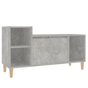 Mobile TV multimediale mensola TV credenza TV per sala da pranzo soggiorno camera da letto 100 x 35 x 55 cm legno ingegnerizzato grigio 02_0025512