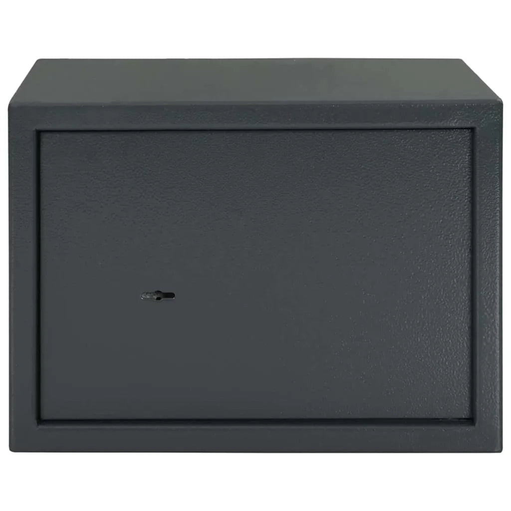 Cassaforte con blocco Grigio scuro 35 x 25 x 25 cm Acciaio 42011315