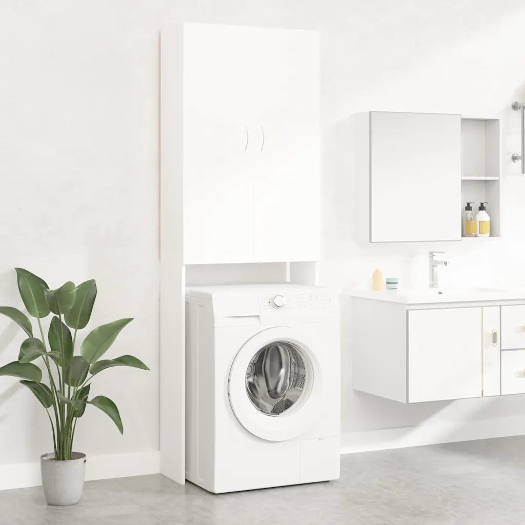 Mobile per Lavatrice Bianco 64x25,5x190 cm  cod mxl 64901