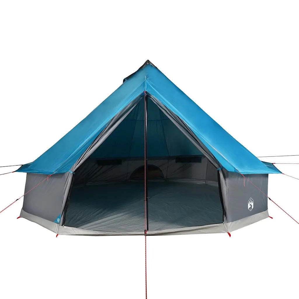 Tenda Familiare Tipi per 12 Persone Blu Impermeabile