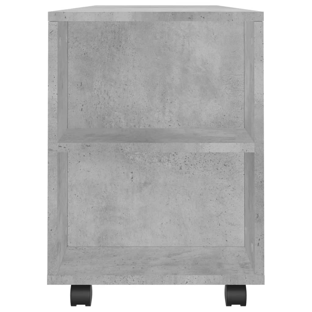 Mobile TV multimediale mensola TV credenza mobile TV sala da pranzo soggiorno camera da letto 102 x 34,5 x 43 cm legno ingegnerizzato grigio 02_0025560