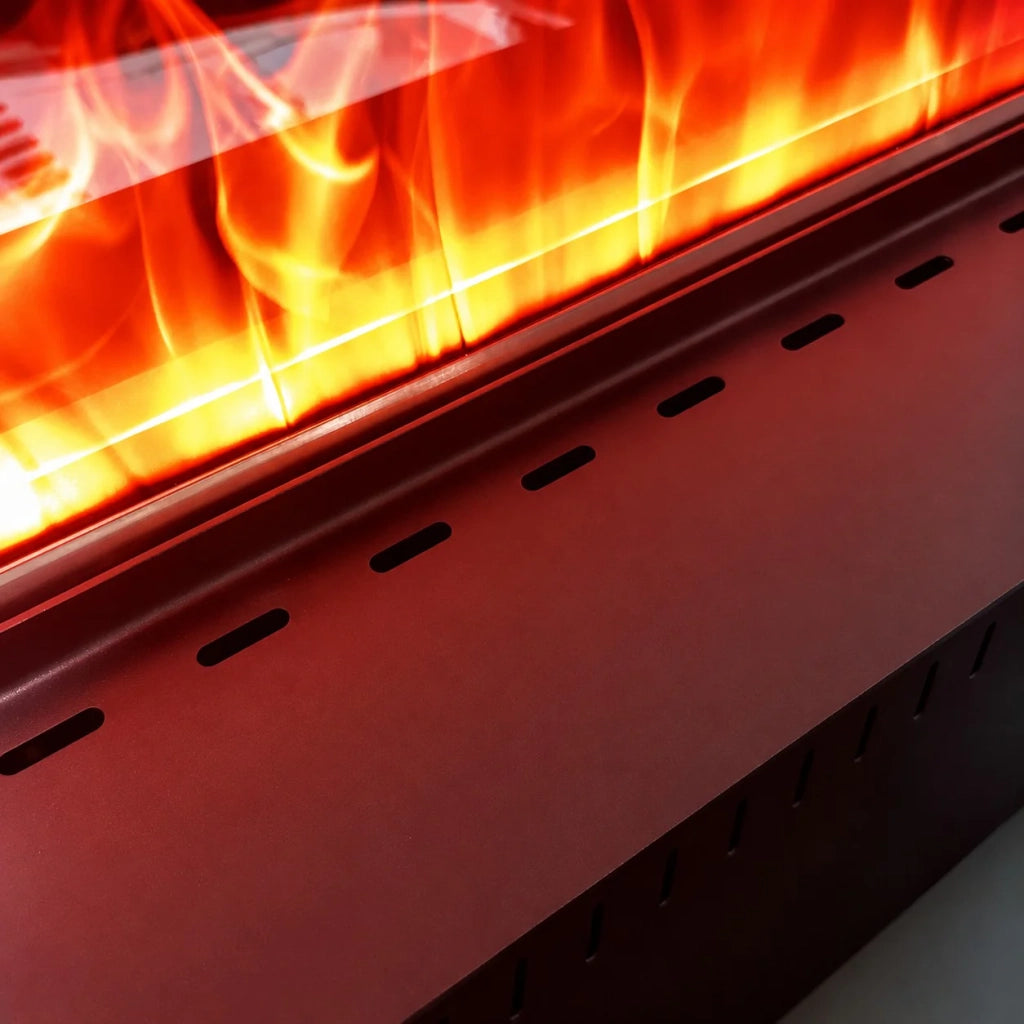 Camino Elettrico da Incasso Divina Fire VAPOR125 - Effetto Fiamma 3D a Vapore Acqueo, 7 Colori LED, Controllo APP e Telecomando, 125 cm - Divina Fire