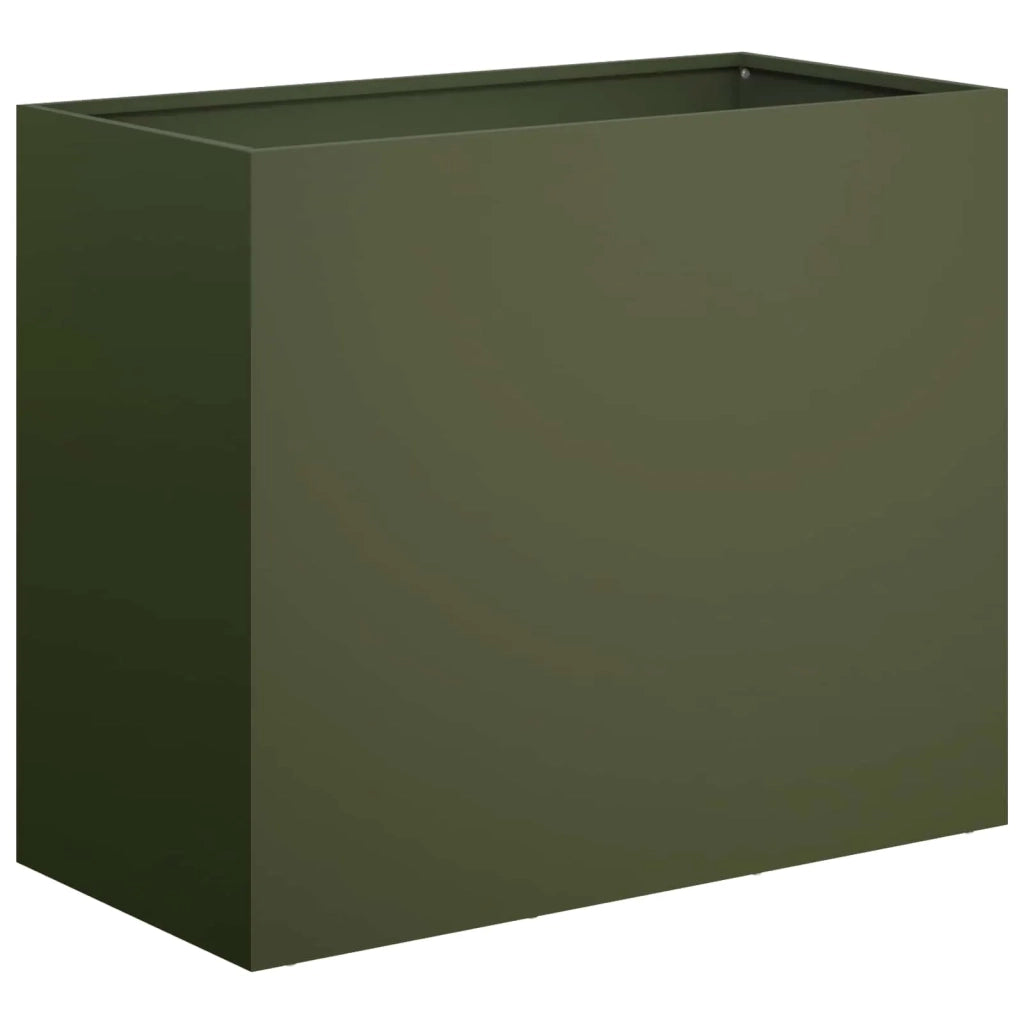 Vaso da giardino Verde Oliva 60 x 30 x 50 cm 8005574