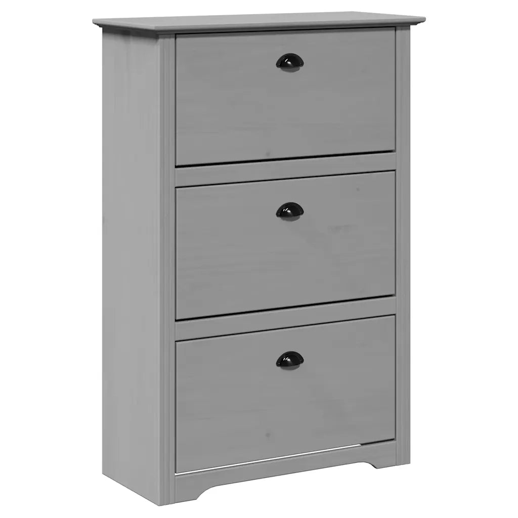 Scarpiera BODO Grigia 80x35x118 cm 4016883