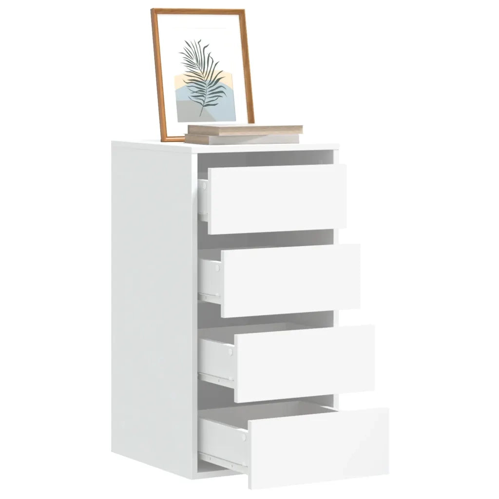 Cassettiera Bianca 40x41x76 cm in Legno Multistrato CFW4610669