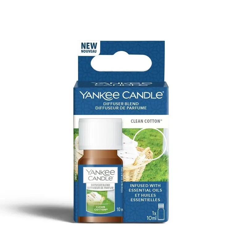 Ricarica per diffusore Yankee Candle Clean Cotton 10 ml