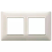 VIMAR PLANA - PLACCA 4M (2+2) INT57 BIANCO GRANITO