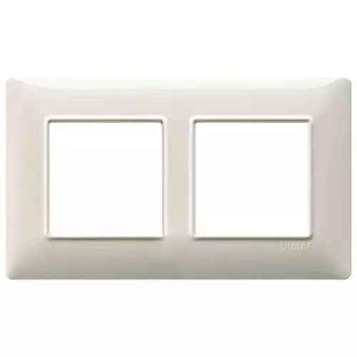 VIMAR PLANA - PLACCA 4M (2+2) INT57 BIANCO GRANITO