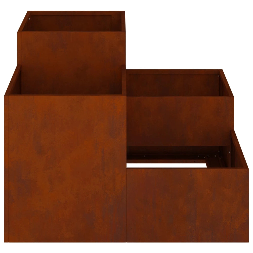 Vaso da giardino Ruggine 80 x 80 x 60 cm 865861