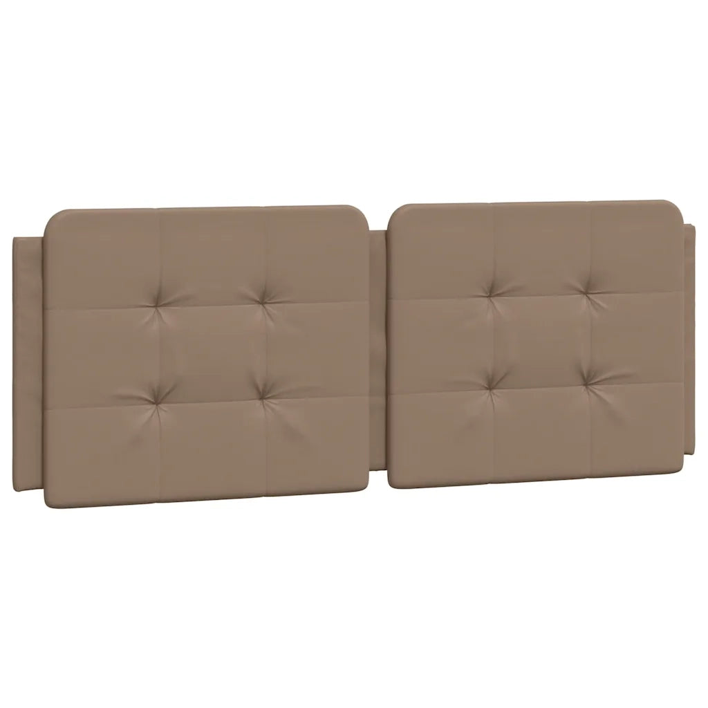 Letto matrimoniale | Letto per adulti | Giroletto senza Materasso Zadar Cappuccino 140x190 cm in Similpelle