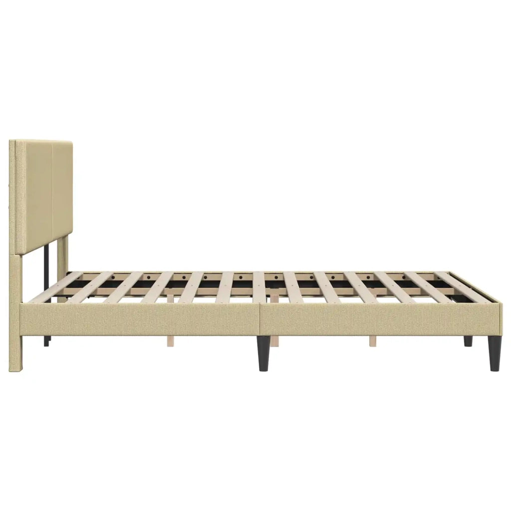 Struttura del letto-Giroletto Grigio Verde Chiaro 140 x 190 cm