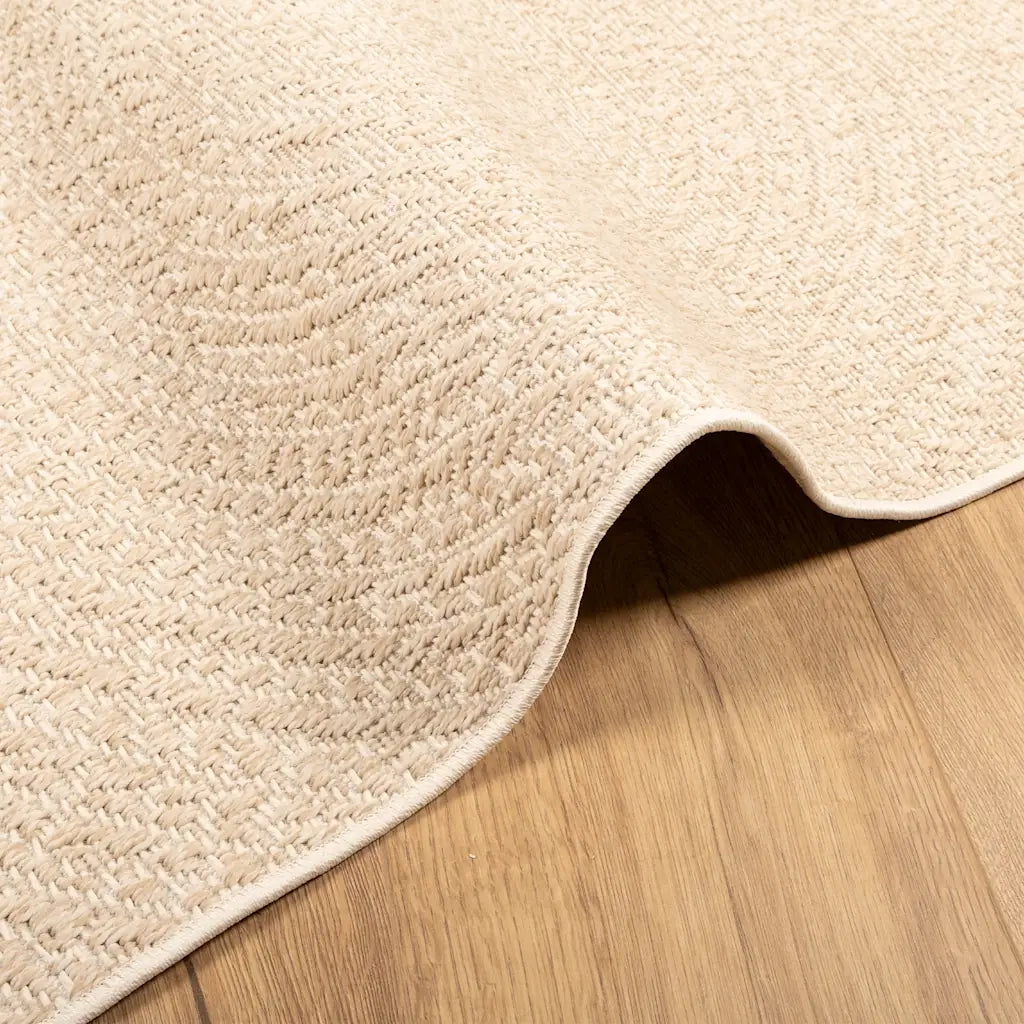 Tappeto ZIZUR Beige 60x110 cm Aspetto Iuta Interni ed Esterni 4010401