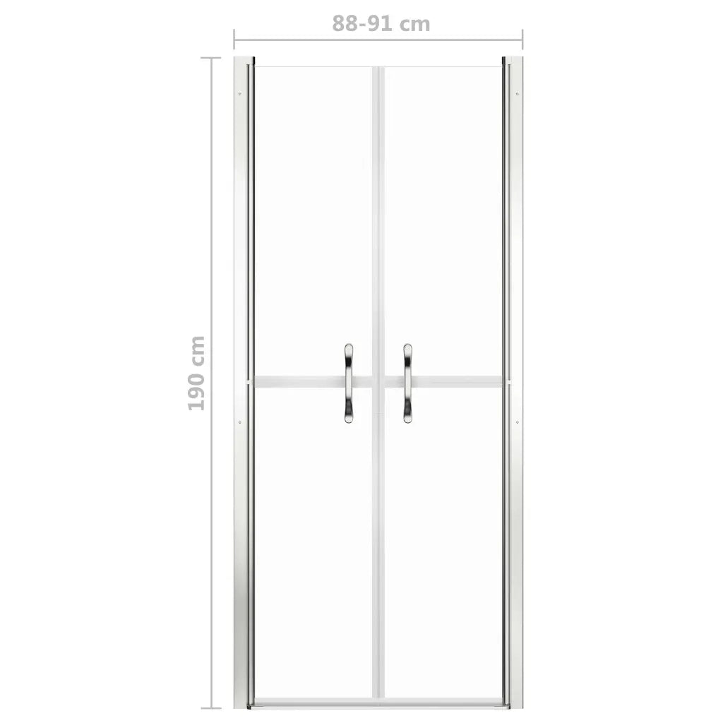 Porta per Doccia in ESG Trasparente 91x190 cm CFW8755997