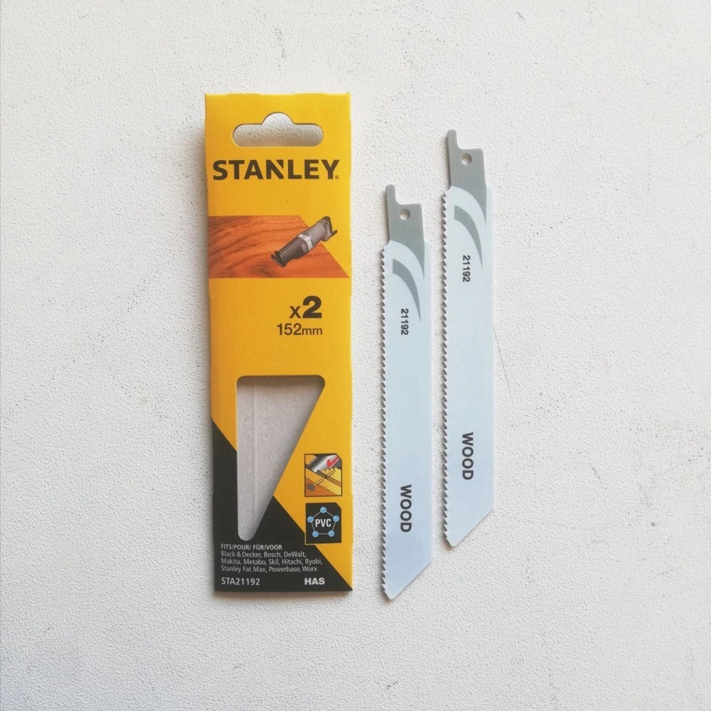 Stanley lama da 152mm per taglio legno per gattuccio - 2pz
