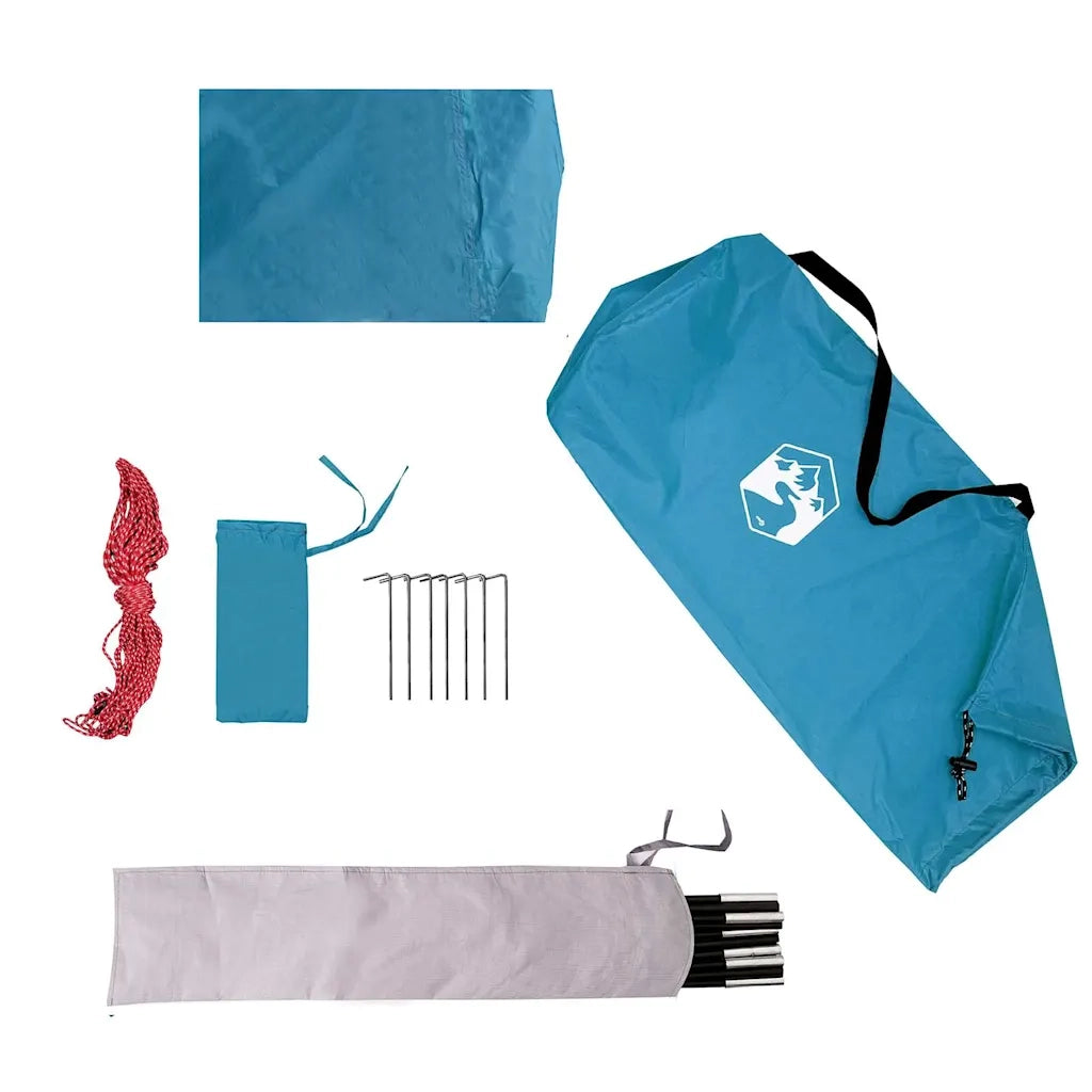 Tenda da Campeggio per Auto Blu Impermeabile 4009519