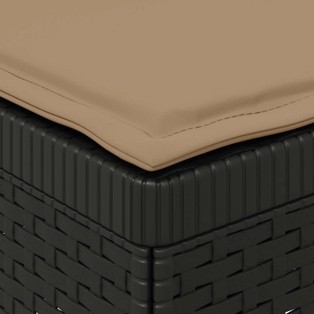 Divano da Giardino a 1 Posto con Cuscino Aspetto Rattan PP 8011762