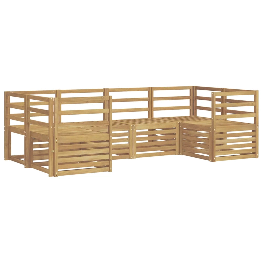 Set di divani da esterno 6 pcs Bianco 245 x 126,5 x 73 cm 3392374