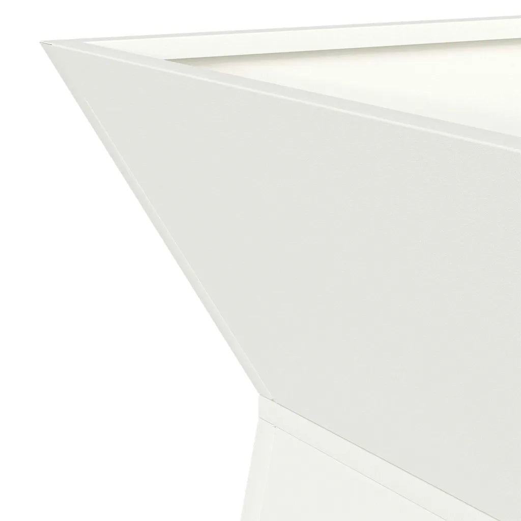 Vaso a Pilastro Bianco 35 x 35 x 73 cm 873840