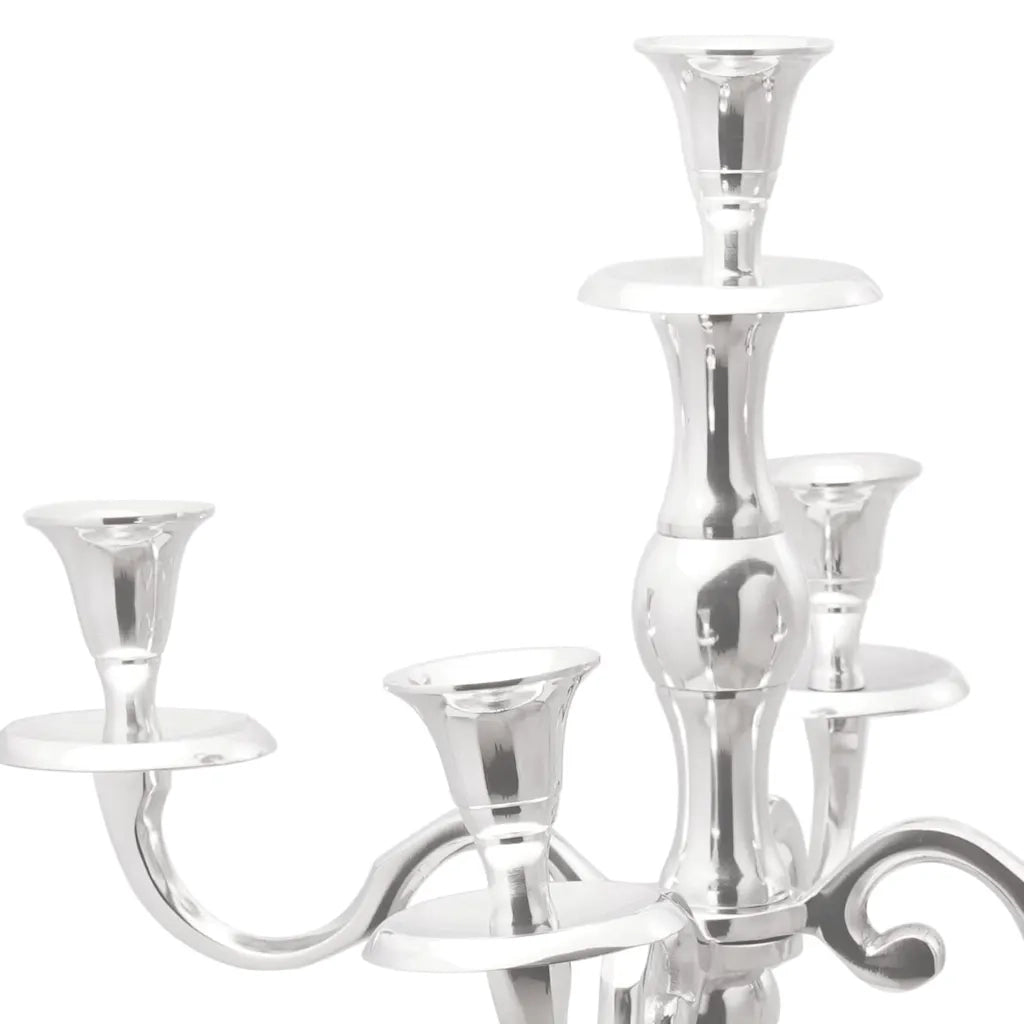 Candelabro Argento 32 x 32 x 79,5 cm Alluminio 42000156