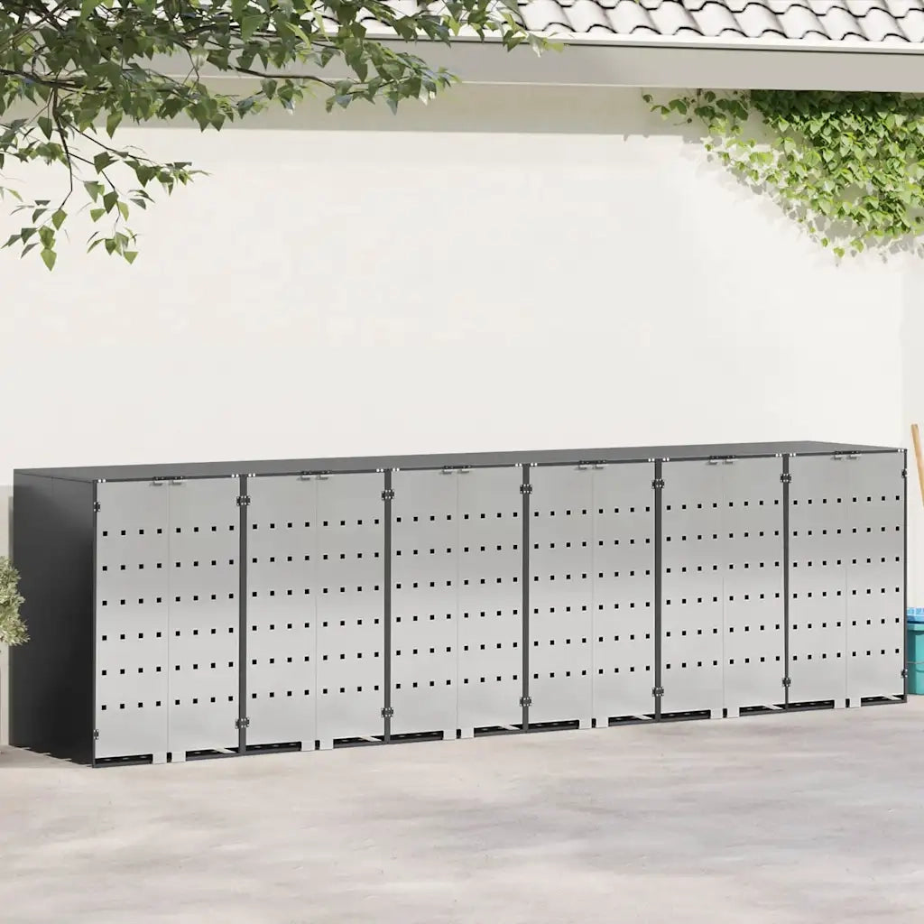 Contenitore per Rifiuti per 3 Bidoni 340 x 77.5 x 115.5 cm 3394782