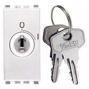 VIMAR EIKON - INTERRUTTORE 2P 16AX + CHIAVE BIANCO