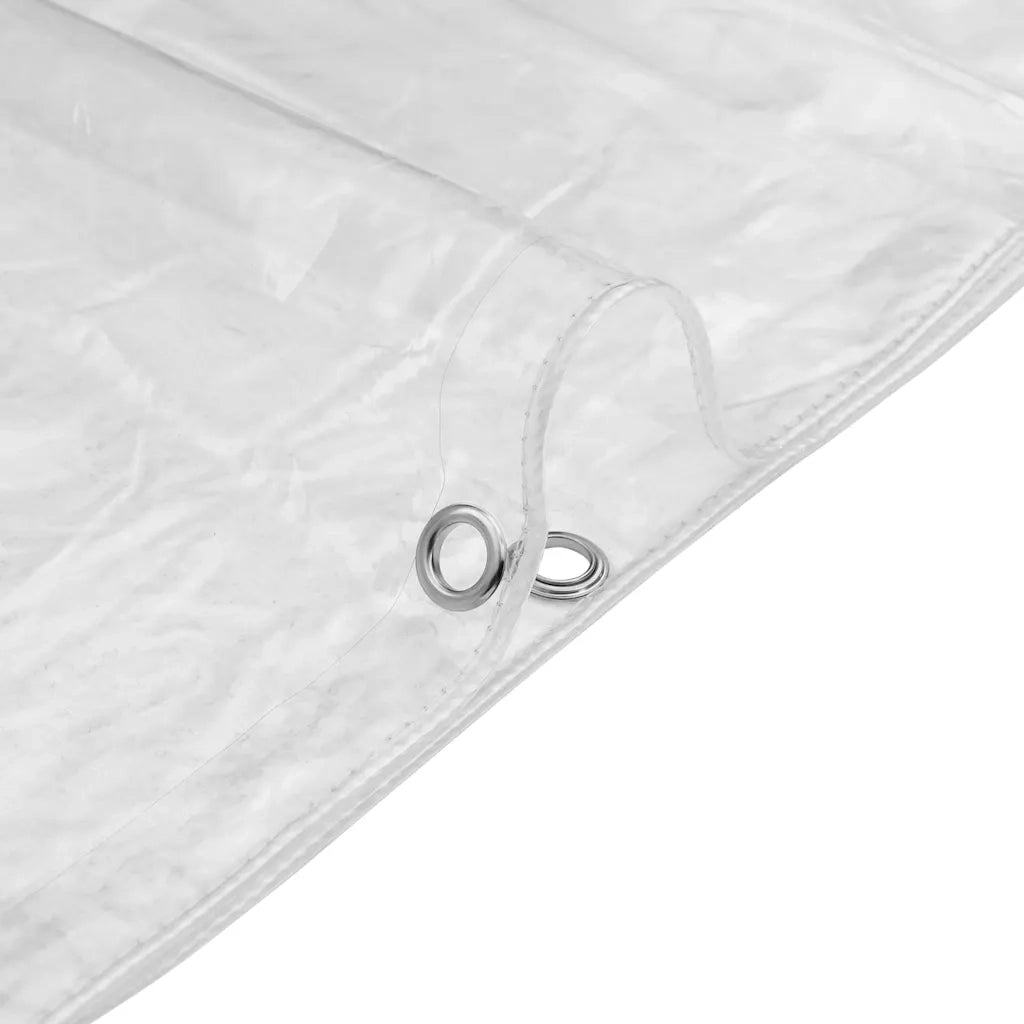 Telone Trasparente con Occhielli 5x5 m in PVC 4018612