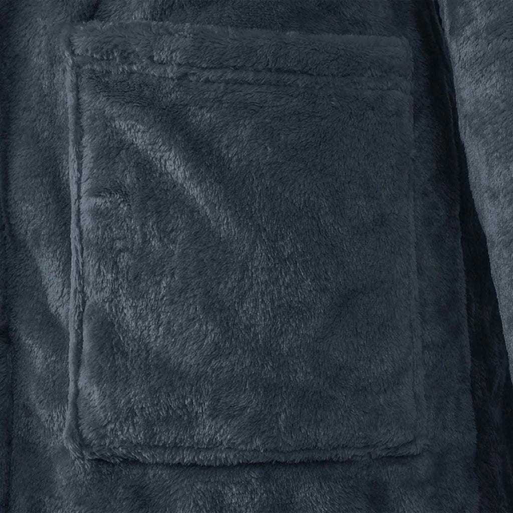 Accappatoio con Cappuccio Blu navy xxl Flanella 42017241