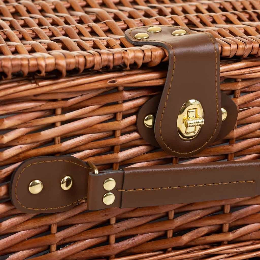 Cestino pic-nic marrone 40x28x20h