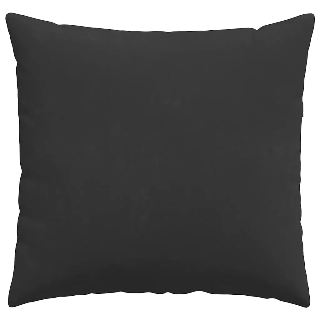 Cuscini da Divano 2 pz-Set di 2 Cuscini per Sofa Nero 50 x 50 cm Tessuto 458331