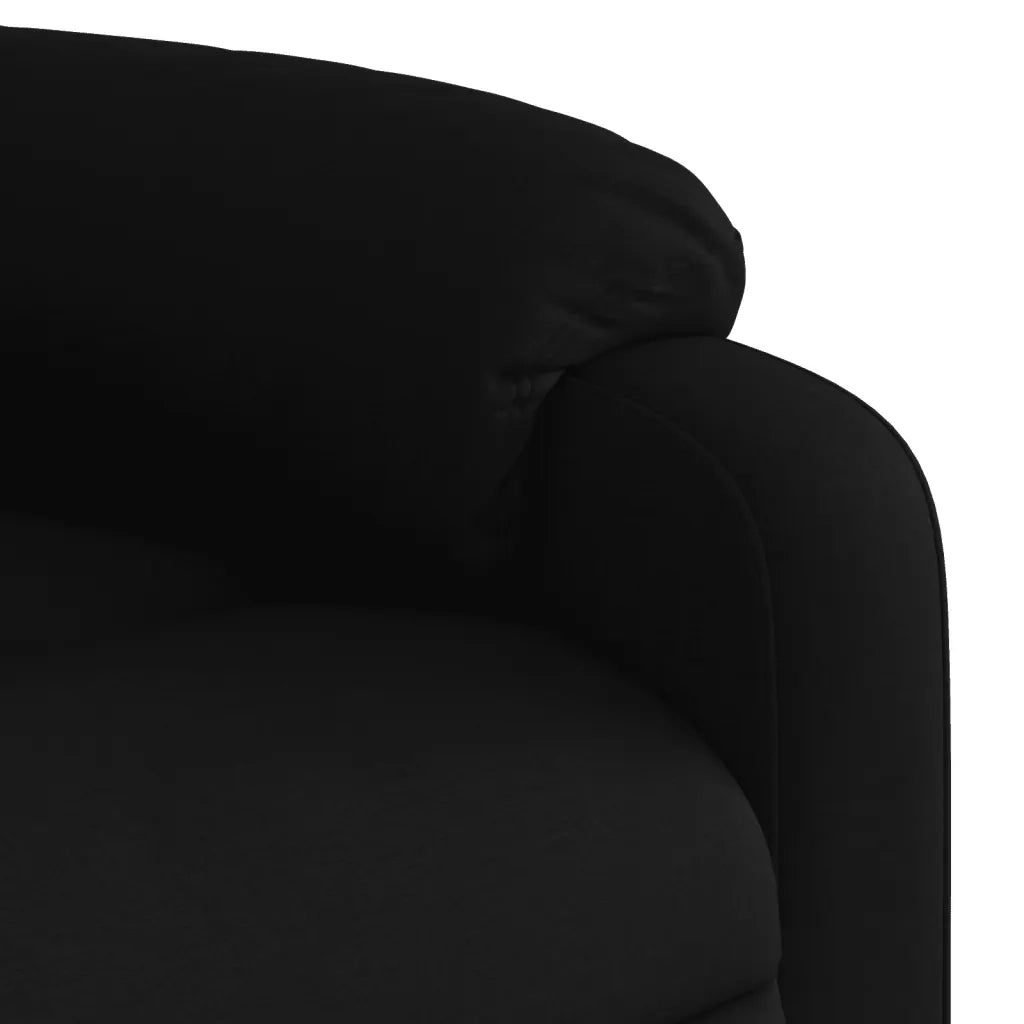 Poltrona | Sedia Relax Reclinabile in Tessuto Nero