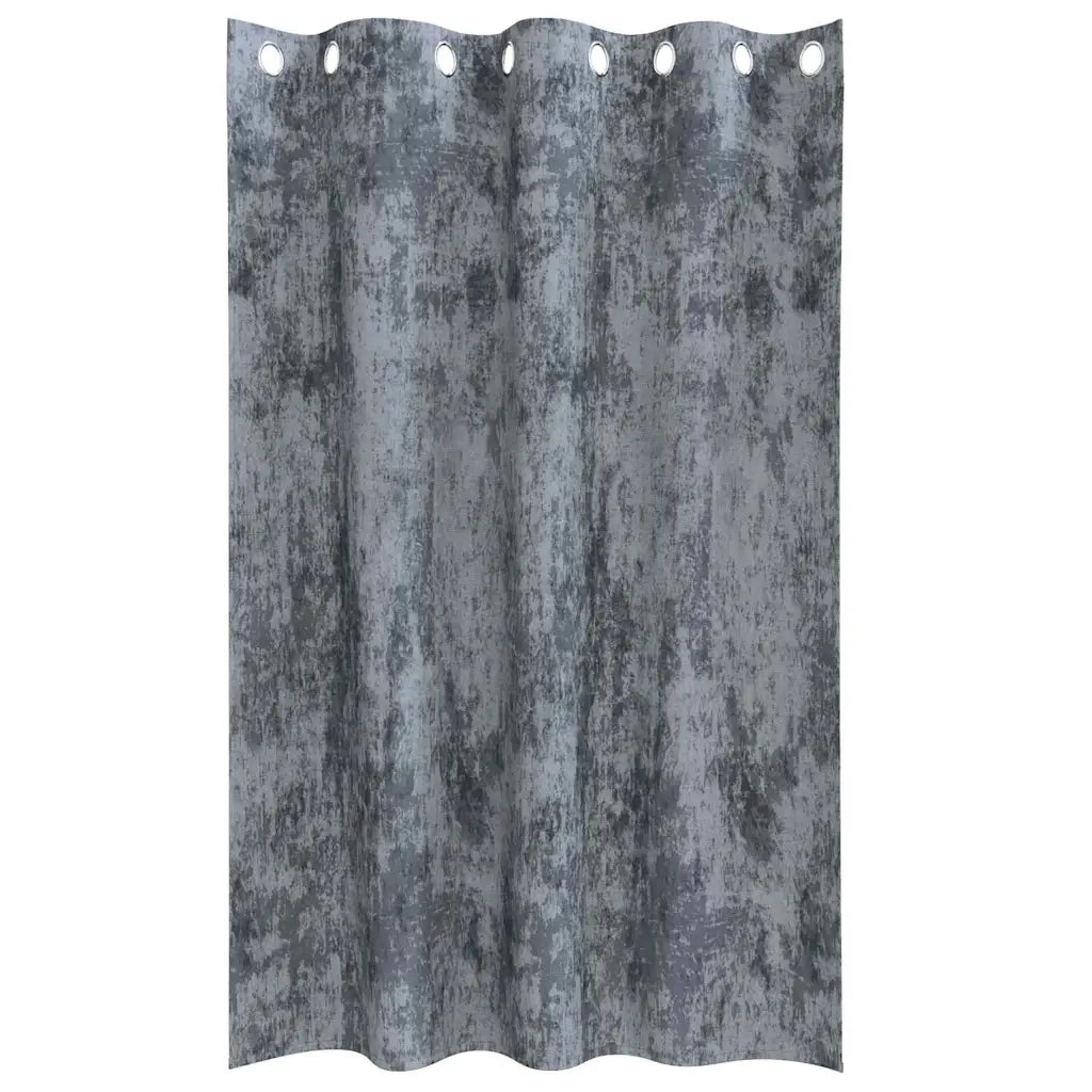Tende in Velluto 2 pz Grigio Argento 175 x 140 cm Velluto 4107649