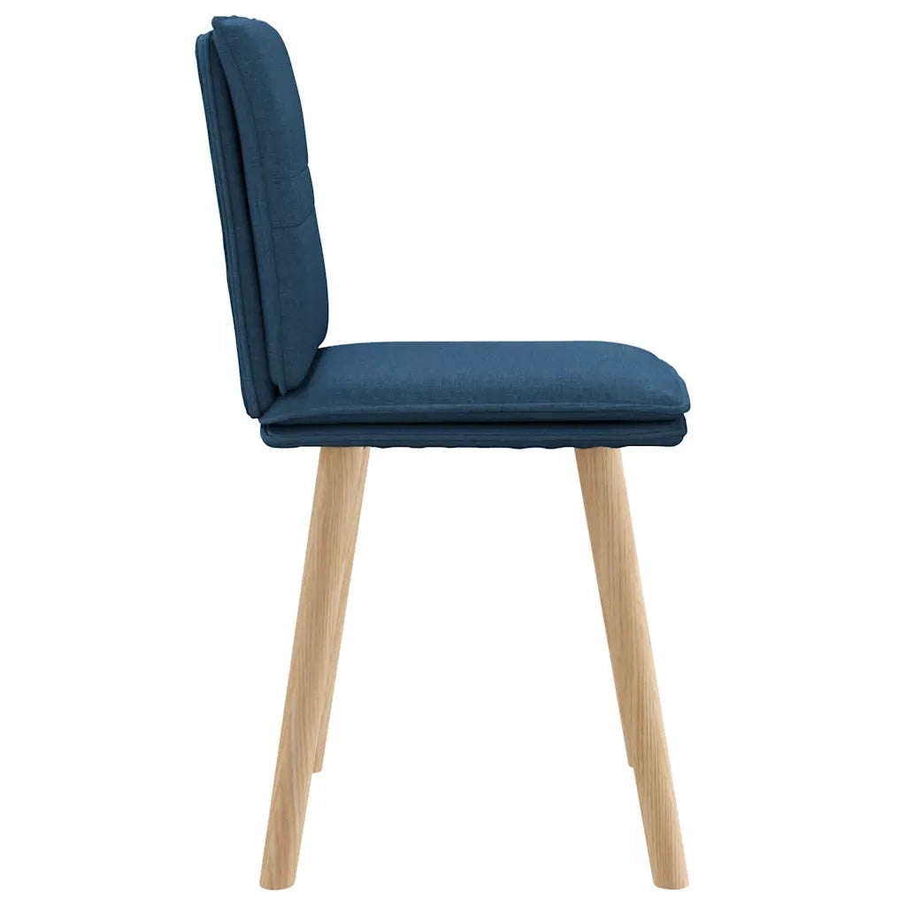 Sedie da Pranzo 2 pz Blu in Tessuto 4101263